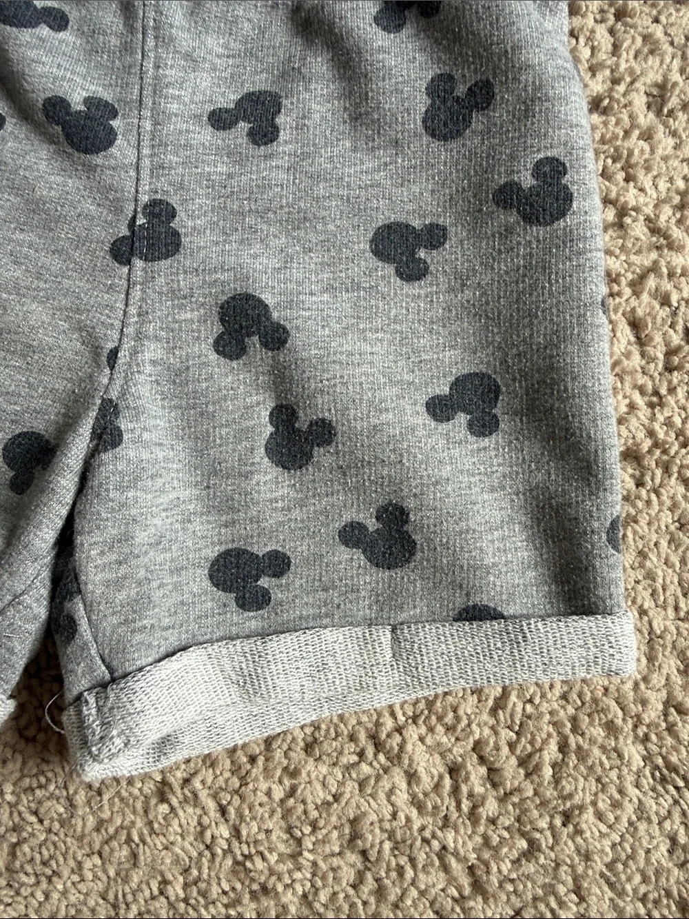 Toddler 24m Gray Mickey Mouse matching Set by Disney Jumping Beans